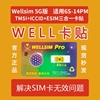 wellsim全自动卡贴v3.8电信5g移动联通Qpe卡贴三合一解锁iPhone15