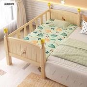 儿童床小床拼接大床带护栏加宽床拼接床边床，男孩侧边床新生婴儿床