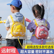 儿童水玩具背包喷水打水仗宝宝男孩小女孩子抽拉式呲水玩具