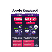 26年4月英国Sambucol儿童天然黑接骨木糖浆小黑果帮助抵抗力2瓶