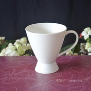 外贸原单尾货新骨瓷250ml牛奶麦片早餐水杯创意果汁咖啡杯子
