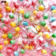 西瓜泡泡糖独立包装8090休闲怀旧零食儿童混合糖果桶装袋装口香糖