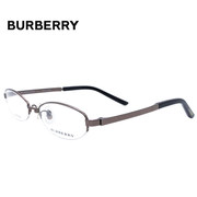 burberry博柏利窄框复古半框眼镜架男女同款可配近视眼镜框1219t