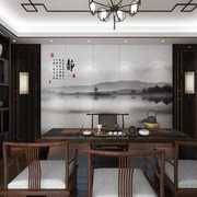 新新中式竹木纤维集成墙板，背景墙画客厅，电视墙面装饰沙发茶室护品