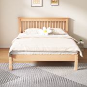 全榉木实木床日式榻榻米单人床小户型，儿童床1米2~1.5米双人床简约