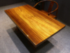 奥坎大板实木原木茶桌红木大板桌面办公茶板茶台桌子 135-75-5