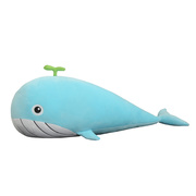 高档可爱鲸鱼毛绒玩具海豚抱枕，陪你睡觉抱枕，萌海豚玩偶送女友生日