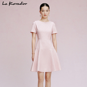 La Koradior拉珂蒂2024夏浮雕肌理减龄鱼尾裙优雅洋装连衣裙