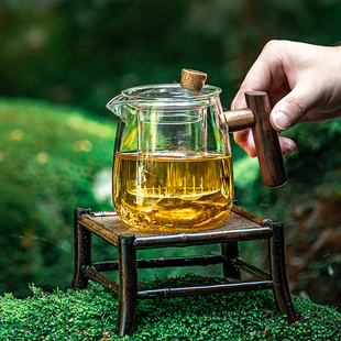 耐高温全玻璃茶壶家用茶水分离泡花茶煮红茶器急须单壶功夫小茶具