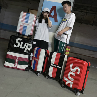 定制成人儿童青年拉杆箱网红旅行箱，男女时尚sup20寸万向轮行李箱
