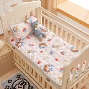 婴儿床笠隔尿防水透气床单新生宝宝床上用品，儿童纯棉床垫套罩