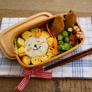 送勺筷饭盒原木食日式木质便当盒学生饭盒可爱儿童饭盒
