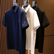 男装珠地网眼透气合体版型剪裁夏商务绅士短袖T恤POLO衫M759