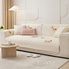 轻奢奶油风防滑布艺皮，沙发垫四季通用简约纯棉，直排组合沙发套坐垫