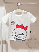 韩国童装夏男女童宝，可爱洋气圆领卡通，大娃娃短袖t恤上衣