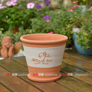 3988红陶花盆欧式花盆玫瑰，郁金香风信子种球均可种植陶土