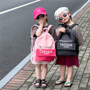 清新时尚韩版儿童撞色背包男童外出双肩，包森系幼儿园小班书包女孩