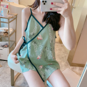 睡衣女夏季薄款纯棉日式和服吊带可爱清新小性感家居服全棉可外穿