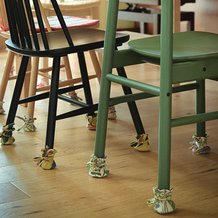 静音防滑餐桌椅子脚套布艺保护套凳子床腿套加厚耐磨脚垫腿垫通用