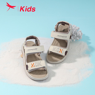 红蜻蜓男童鞋2024夏季沙滩鞋，舒适柔软透气中大童凉鞋耐磨防滑
