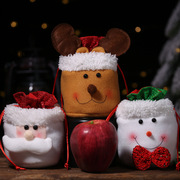 圣诞节礼物袋平安夜苹果礼盒包装盒子糖果袋礼盒袋子送儿童小