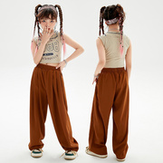 街舞舞蹈服爵士舞嘻哈jazz舞蹈服装练功服hiphop儿童街舞潮服套装