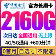 电信流量卡纯流量上网卡手机无线限流量卡通用5g电话大王星卡