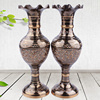 巴基斯坦铜器高级彩点铜，花瓶仿古典艺术，家居风水摆设花瓶*