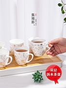 茶壶套装家用茶杯具茶具客厅泡茶组合泡茶具整套现代中式陶瓷茶杯