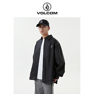 VOLCOM钻石户外品牌防晒衣服长袖衬衫2024夏季防紫外线外套