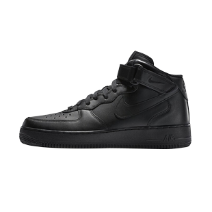 Nike AIR FORCE 1 纯黑AF1空军一号高帮运动鞋板鞋纯黑315123-001