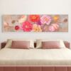 DMC印花十字绣客厅卧室横幅油画中式风格盛开花朵（二）