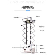 智能语音升降投影仪电动吊架家用超薄款隐藏式遥控机小爱伸缩支架