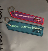 AIRBUS超级英雄系类刺绣钥匙扣飞行员 乘务员箱包挂件 汽车钥匙链