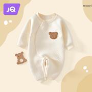 。韩式婴儿衣服空气棉贴身夹棉打底衣秋冬装内穿宝宝冬天保暖连体