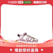 香港直邮潮奢 Moschino 女童层压亮面皮革凉鞋童鞋