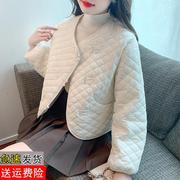 新中式盘扣时尚棉服外套女士，秋冬2023宽松小个子百搭羽绒上衣