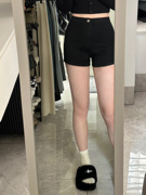 辣妹牛仔短裤女ins夏季2023高腰显瘦薄款紧身弹力包臀热裤子