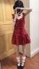 日落公园，热恋盛夏红色吊带裙连衣裙，2024女裙子