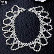 珍珠项链锁骨链女装饰项链，短款新娘配饰，韩国时尚饰品