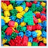 智多星积木塑料拼插六角形室内颗粒幼儿园儿童玩具
