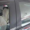 雪佛兰科鲁兹B柱成型碳纤维贴纸门柱贴8件套改色保护装饰车贴