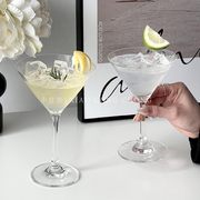 创意玻璃鸡尾酒杯个性马天尼，酒杯冷饮杯玻璃高脚杯，香槟杯果汁杯子