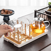 喝茶道具现代简约小户型玻璃茶壶，带把小茶杯，功夫茶具套装杯子