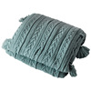 5zv7冬季毛毯被子加绒毛线，编织针织流苏，毯加厚双层沙发午睡羊羔绒