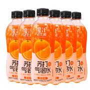 果汁研究所0糖0脂0能量香橙苏打气泡水 香橙味360ml*6瓶T