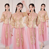 伴娘服中式2023中国风复古秀禾服高级感平时可穿主持人礼服女夏季