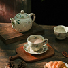 与家创意设计百合花咖啡杯碟，陶瓷英式下午茶，杯子套装礼盒送礼高档