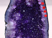 天然紫晶洞紫晶原石玛瑙聚宝盆，紫晶块钱袋子紫水晶洞家居摆件7