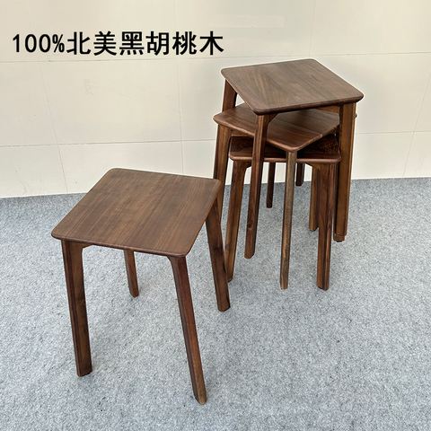 胡桃木实木家具餐桌